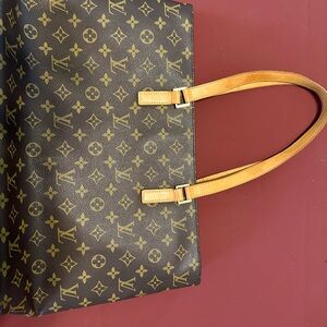 Louis Vuitton Brown and Gold Monogram Tote